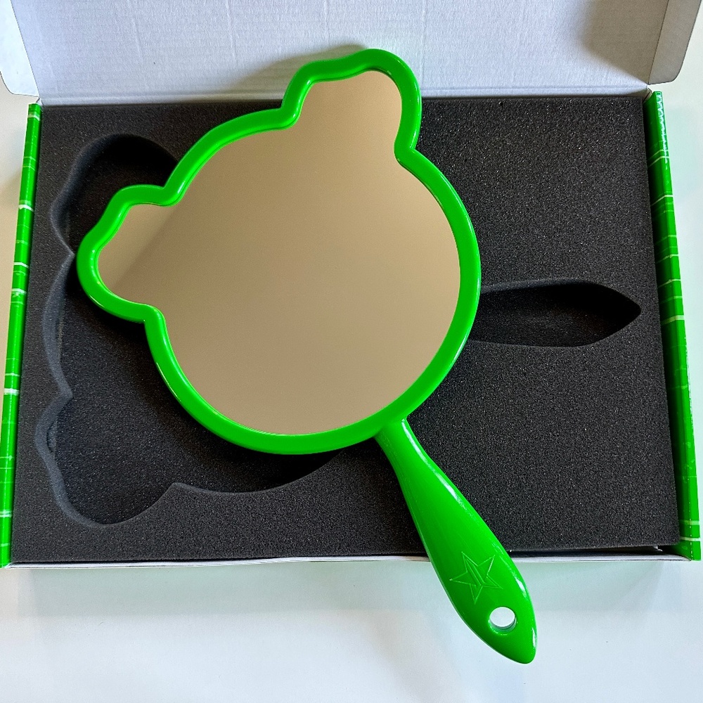 Jeffree Star X Shane Dawson 420 Green Glitter Pig Hand Mirror